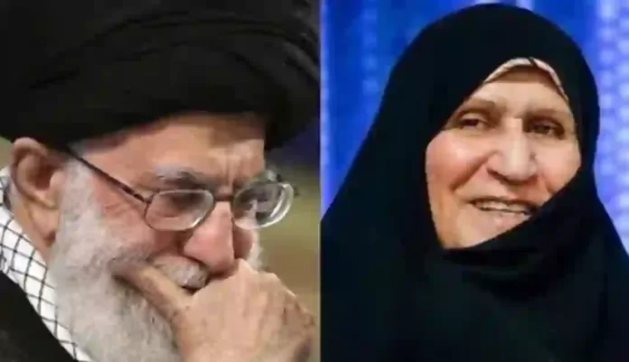 Ayatollah Ali Khamenei and Mansoureh Khojasteh Bagherzadeh