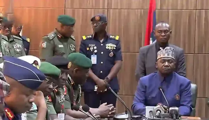 Defence Minister Meets Service Chiefs