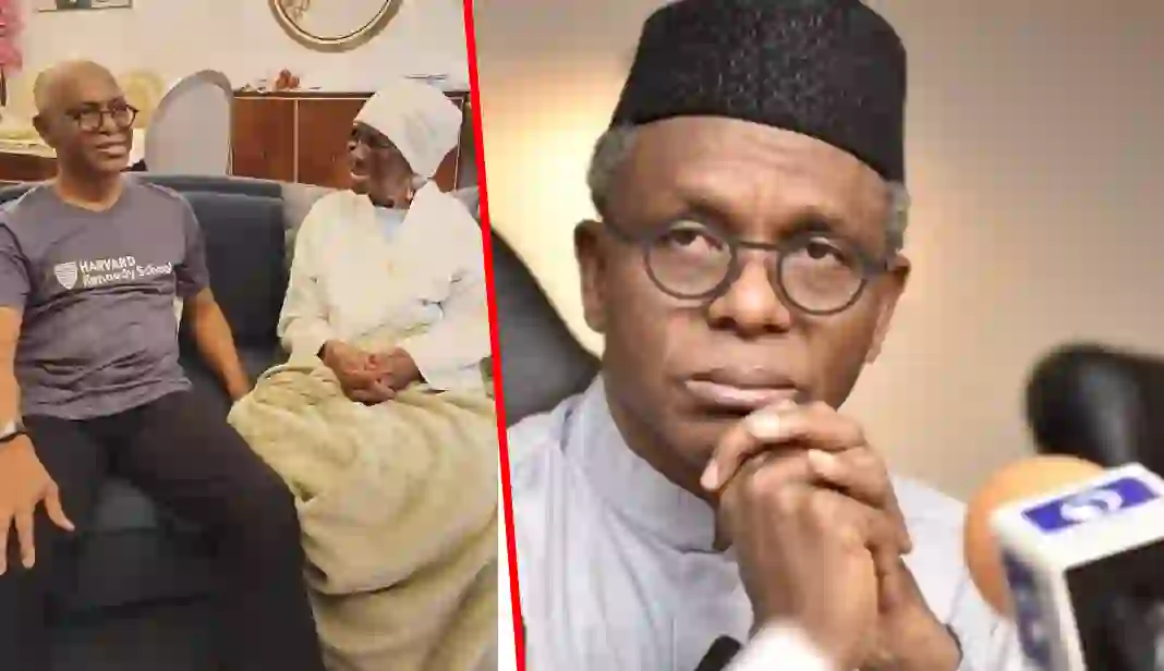 Nasir El-Rufai and His Mother