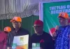 Peter Obi picks ADC Membership Card