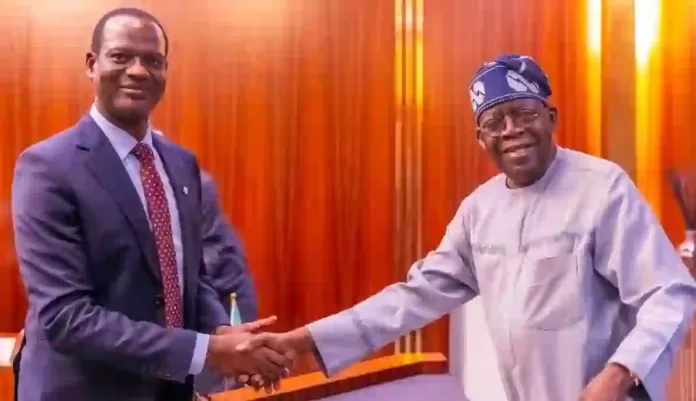 Taiwo Oyedele and President Tinubu