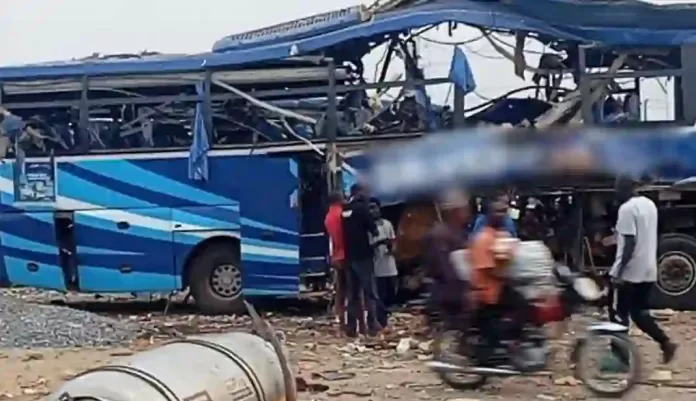 GAS - CNG- Powered Bus Exploded in Kaduna State
