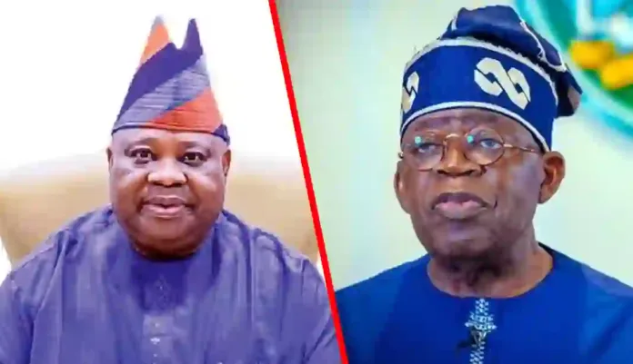 Governor Ademola Adeleke and President Bola Tinubu