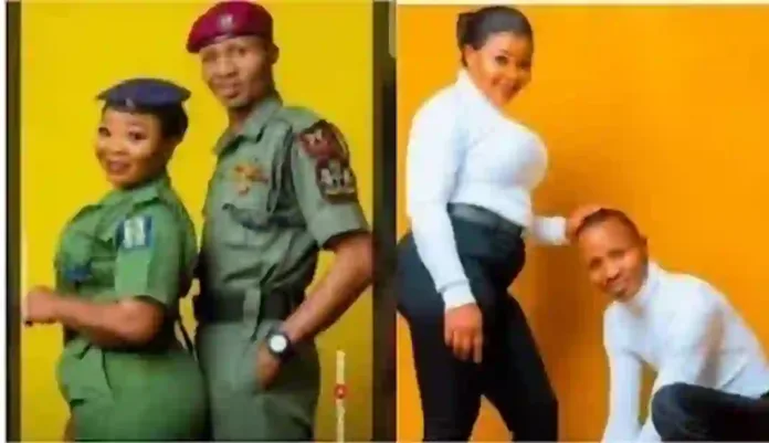 Nigerian Army Couple Nigerian Army Couple