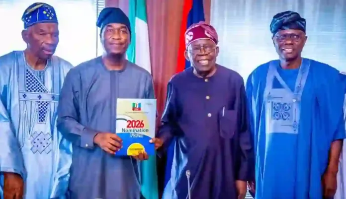 Obafemi Hamzat and Bola Tinubu and Babajide Sanwo-olu
