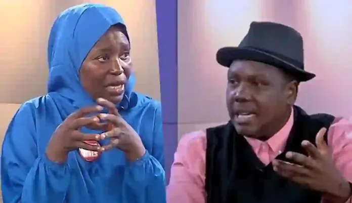 Aisha Yesufu and Daniel Bwala