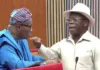 Godswill Akpabio and Senator Adams Oshiomhole
