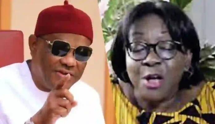 Nyesom Wike and Donu Kogbara Nyesom Wike and Donu Kogbara