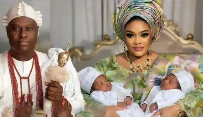 Ooni of Ife Welcomes Twins
