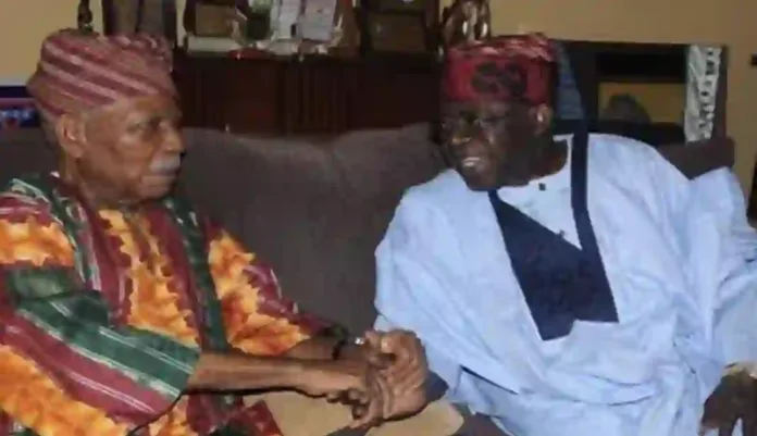 Pa Fasoranti with Bola Tinubu