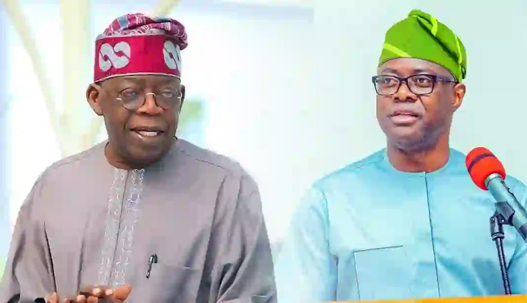 Bola Tinubu and Seyi Makinde