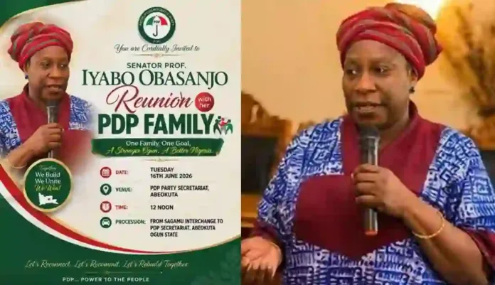 Iyabo Obasanjo rejoins PDP Iyabo Obasanjo rejoins PDP