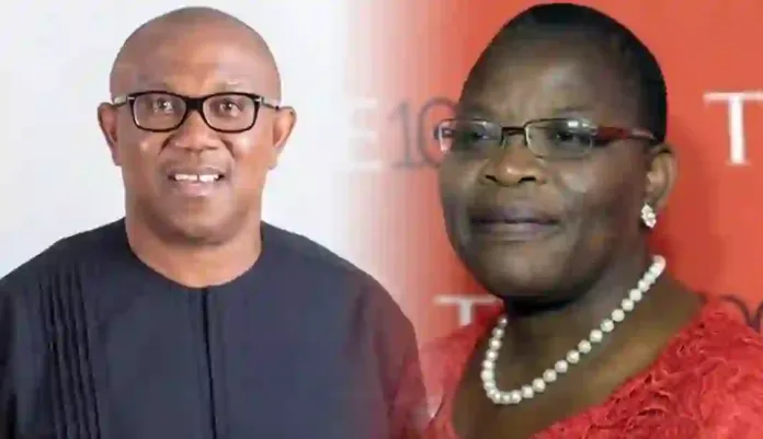 Peter Obi and Obiageli Ezekwesili Peter Obi and Obiageli Ezekwesili