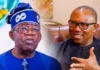 President Bola Tinubu and Peter Obi