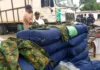 Lagos Police Command Intercepts Truck Loaded With Military Camouflage, Suspected Drugs, Arrests Four Suspects