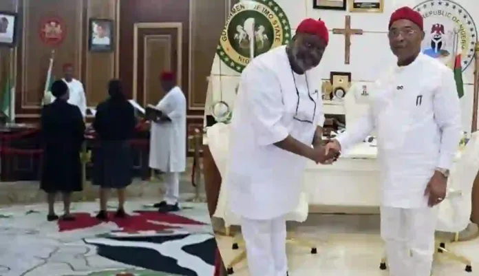 Chief Longers Anyanwu sworn in as commissioner Chief Longers Anyanwu sworn in as commissioner
