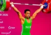 Commonwealth Games: Nigeria Weightlifters Set Games Record, Win Four Gold Medals Edidiong Joseph Umoafia
