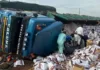 15 Dead In Lone Trailer Crash On Ogbomosho/Oloru Road Trailer accident on Ogbomoso road
