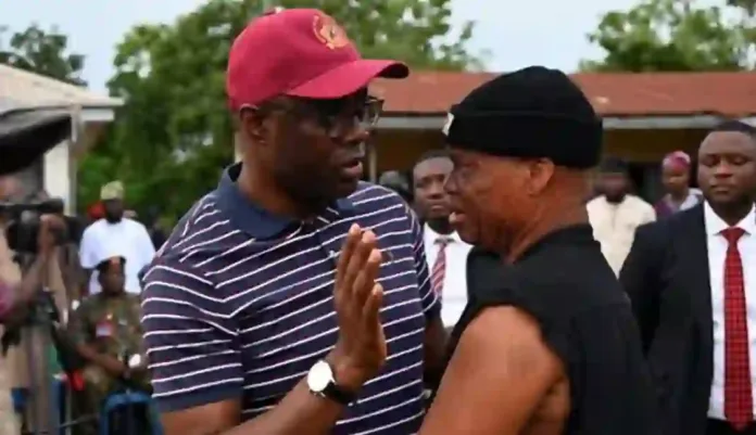 Professor Wale Alamu with Seyi Makinde Professor Wale Alamu with Seyi Makinde