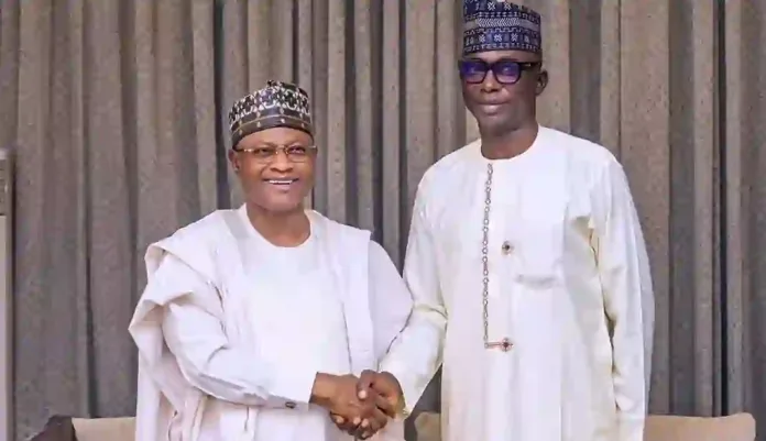 Uba Sani and Jerry Adams Uba Sani and Jerry Adams