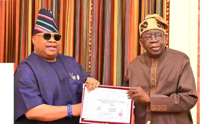 Governor Adeleke and President Tinubu Governor Adeleke and President Tinubu
