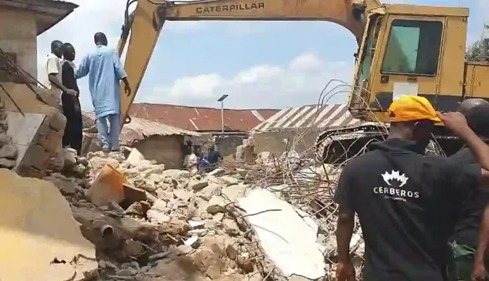 Collapsed Building in Kwara Collapsed Building in Kwara