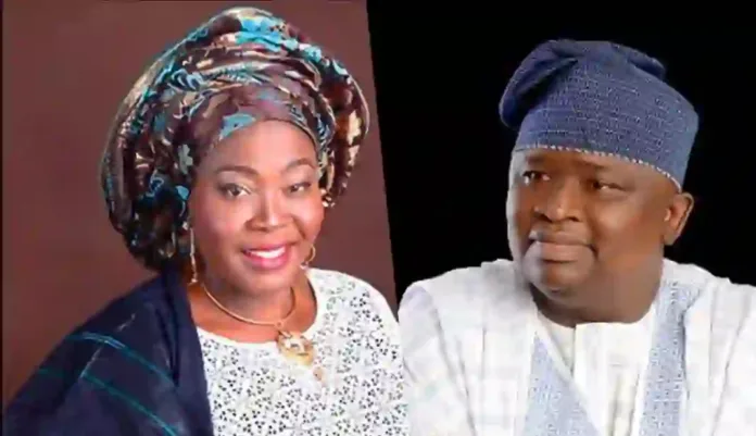 Folake Marcus-Bello and Senator Yayi Folake Marcus-Bello and Senator Yayi