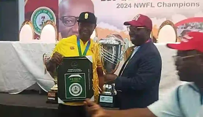 Okpebholo Gives Edo Queens N50 Million For Winning NWFL Okpebholo Gives Edo Queens N50 Million For Winning NWFL