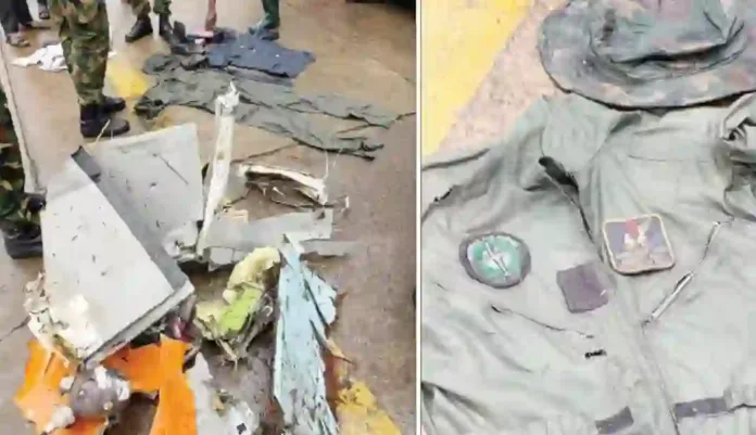 Site of Military plane crash in Ondo Site of Military plane crash in Ondo